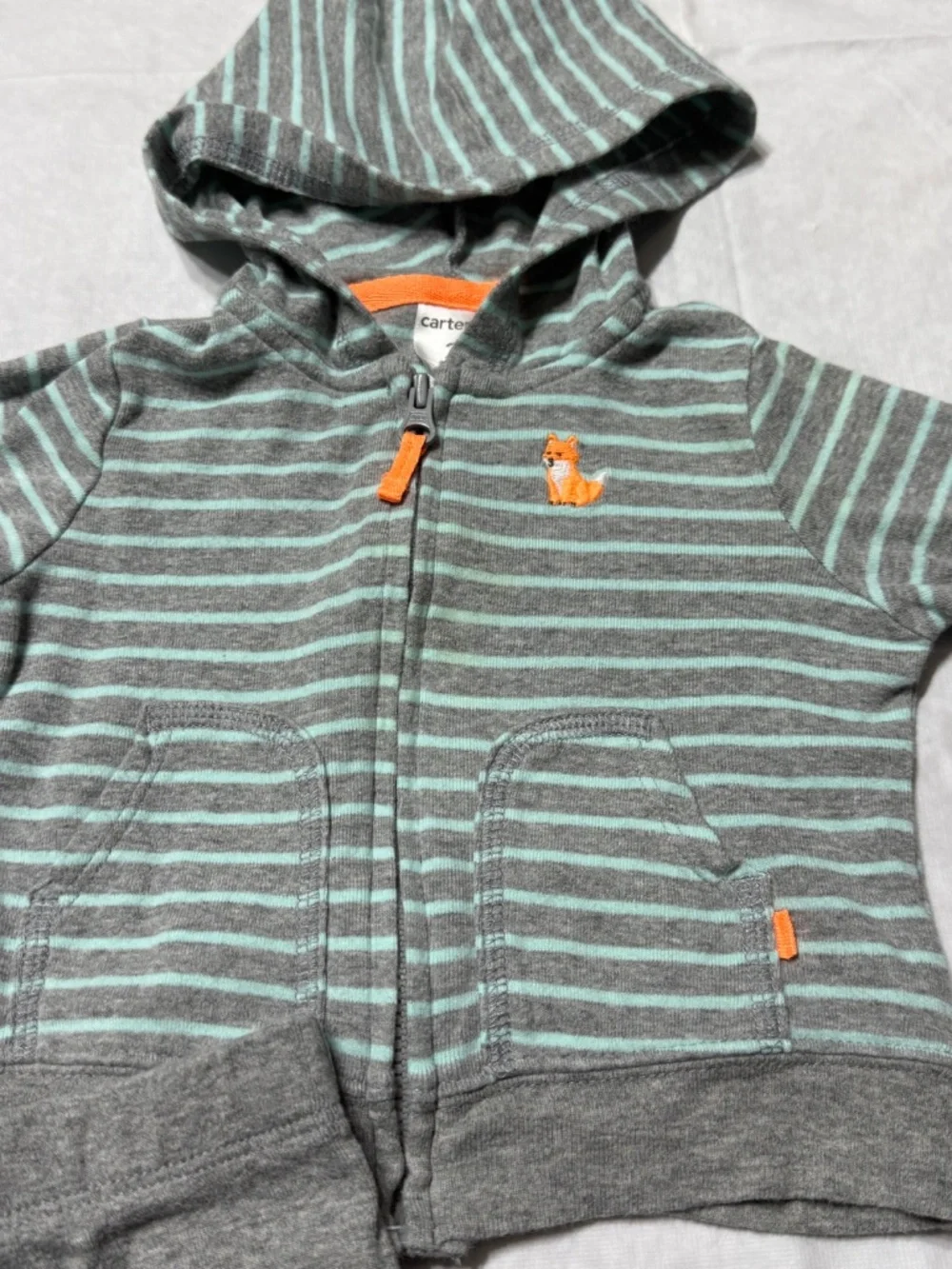 Carter's Baby Boy Striped Outfit Size 3 Months